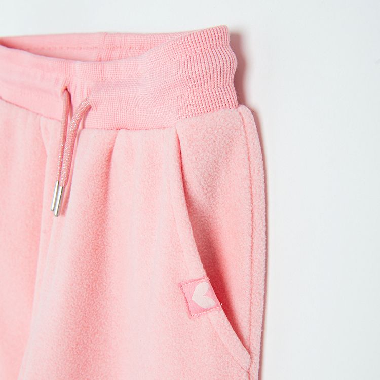 Pink jogging pants