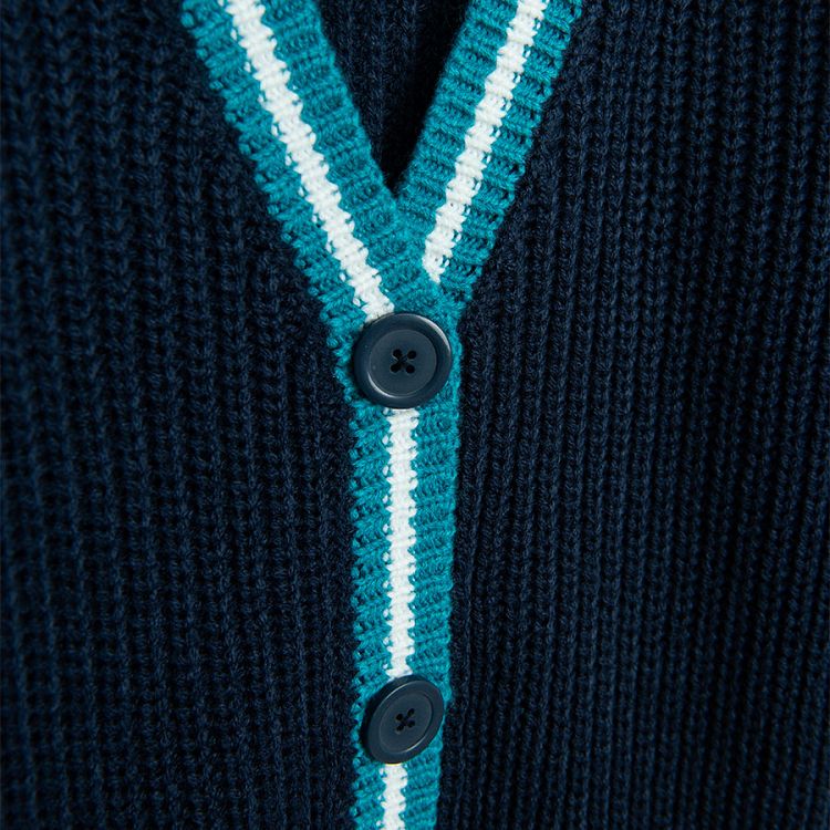 Blue cardigan