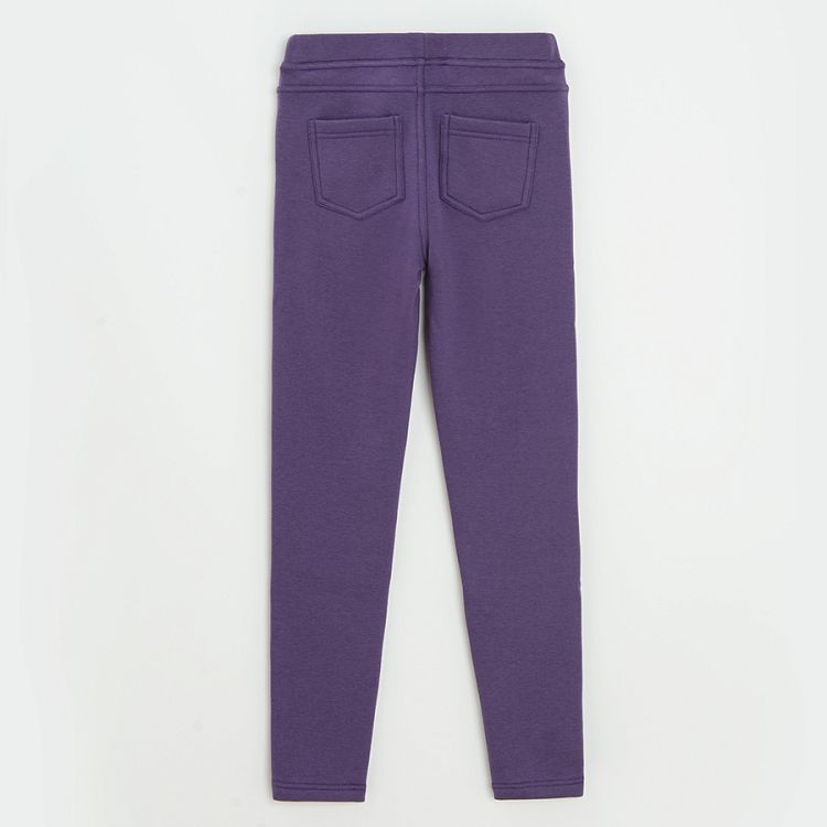 Purple jeggings