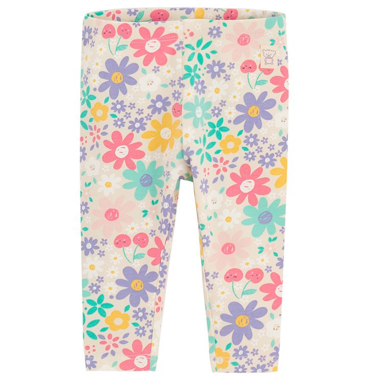 Floral leggings