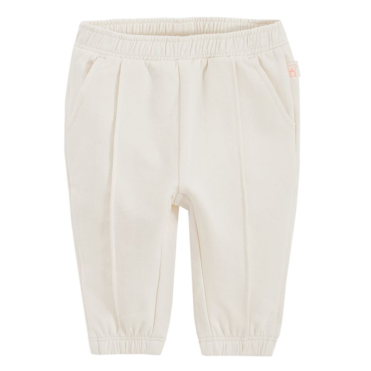 White and pink sweatpants- 2 pack