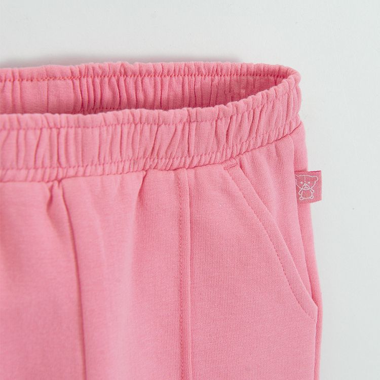 White and pink sweatpants- 2 pack