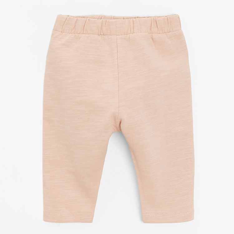 Light pink jogging pants with cord