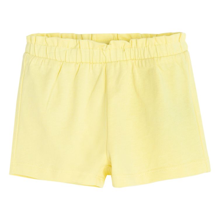 Yellow and floral shorts- 2 pack