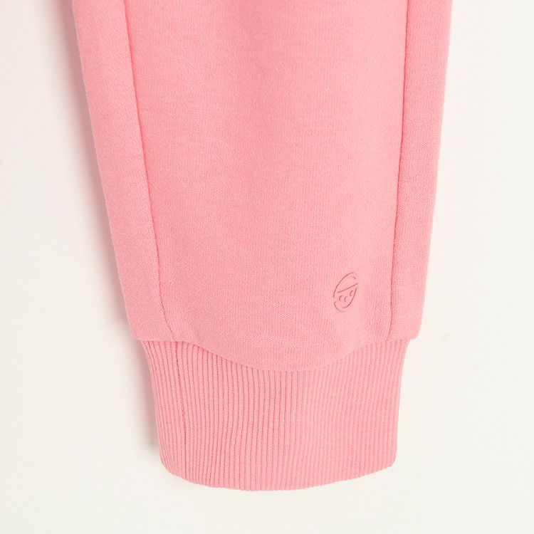 Pink sweatpants