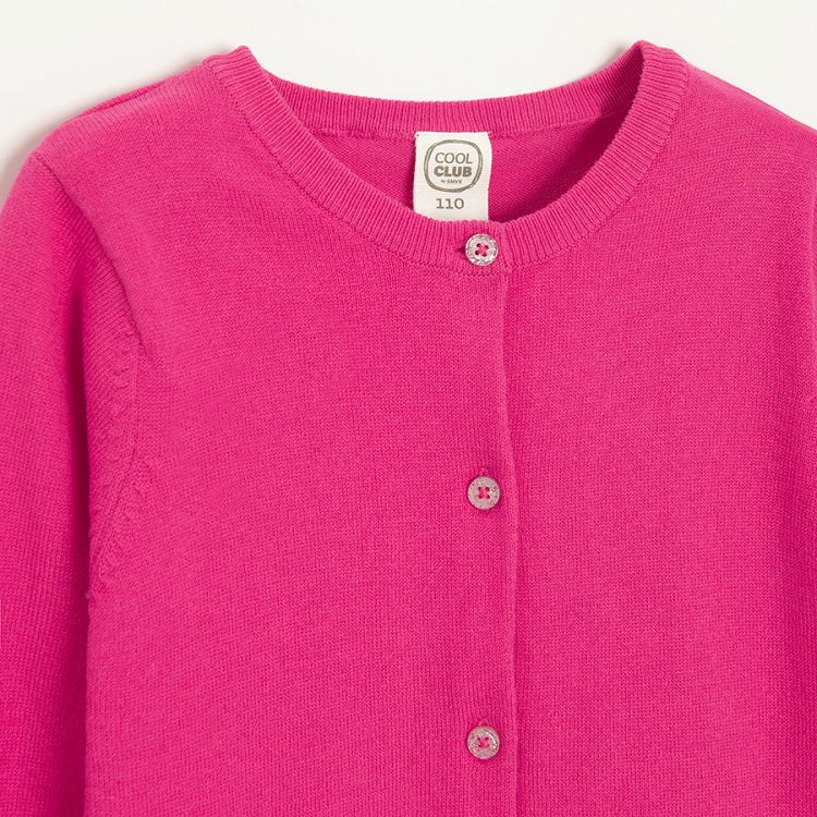 Fucshia cardigan