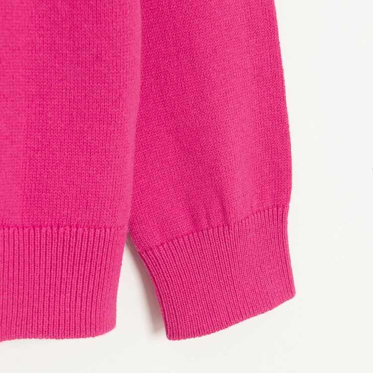 Fucshia cardigan