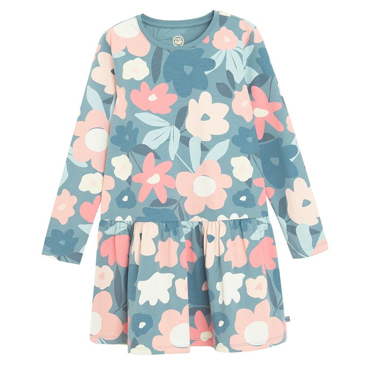 Floral long sleeve dress