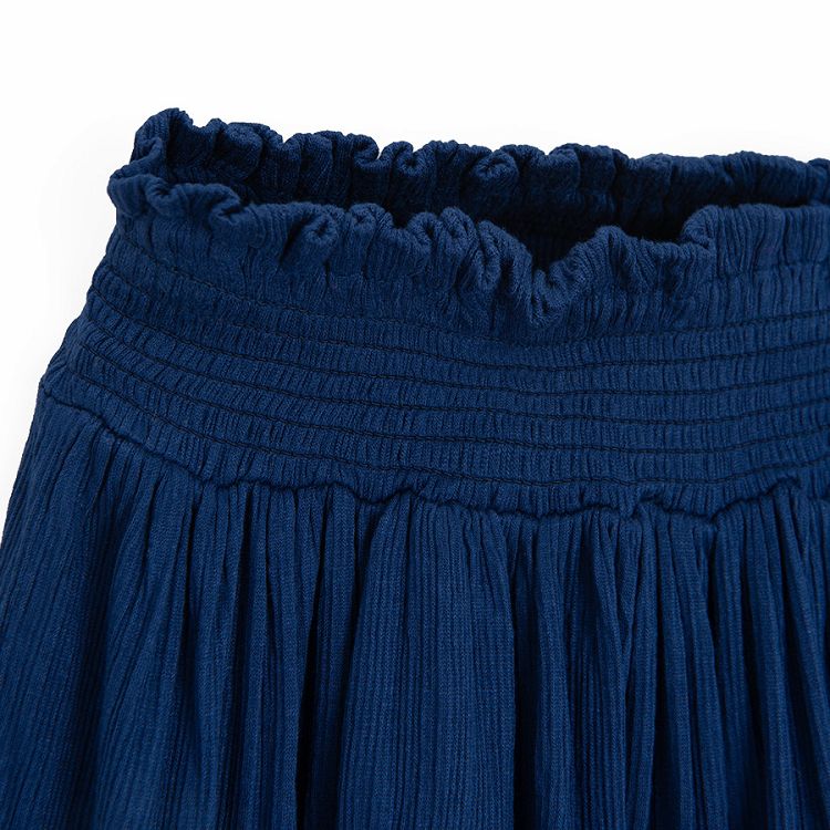 Blue A shape skirt