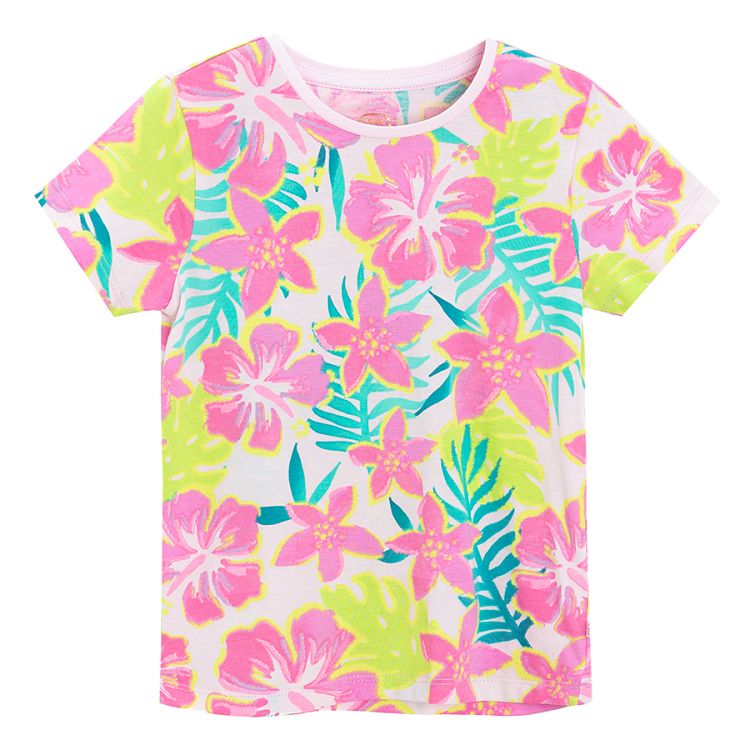 T-shirt with floral print