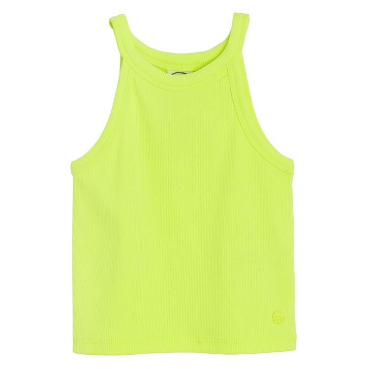 Fluo sleeveless T-shirt