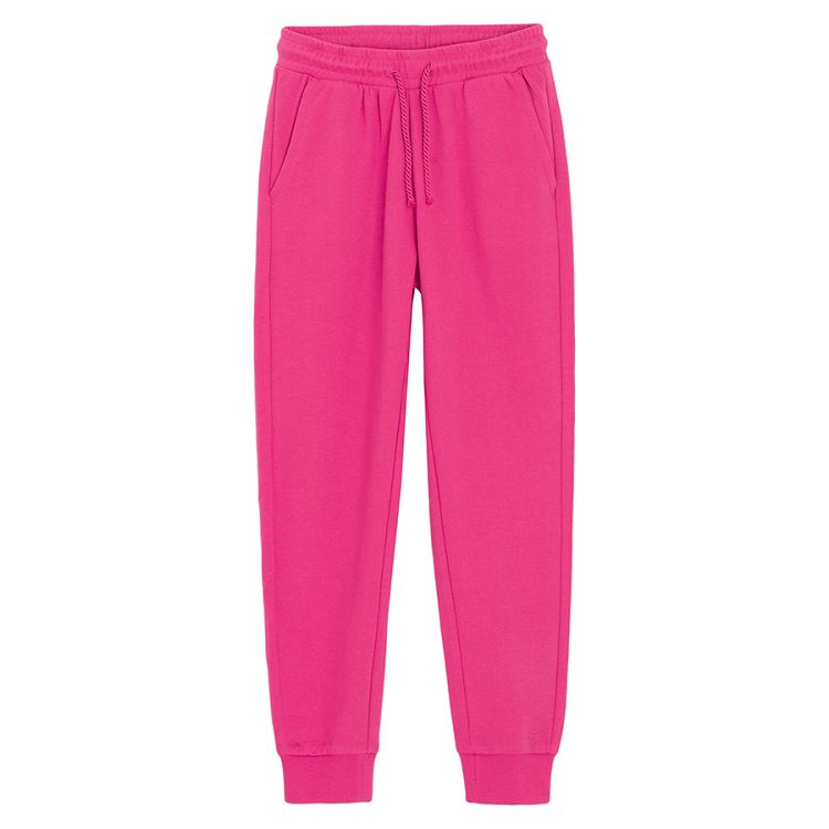 Fucshia sweatpants with cord