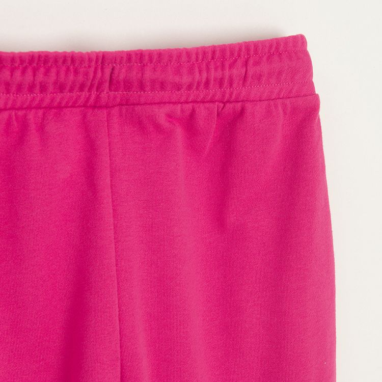 Fucshia sweatpants with cord