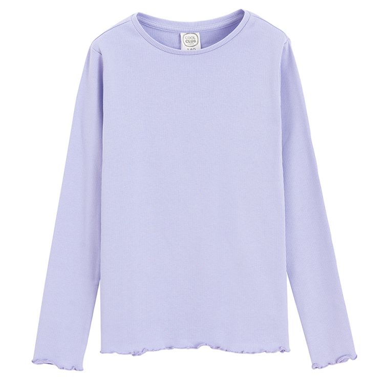 Light purple long sleeve blouse