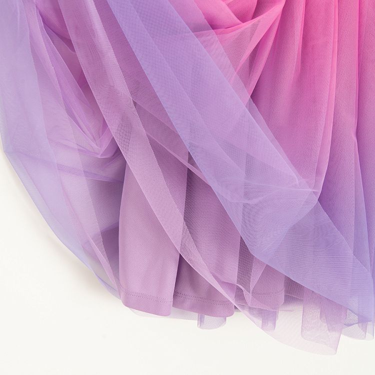 Purple tulle skirt