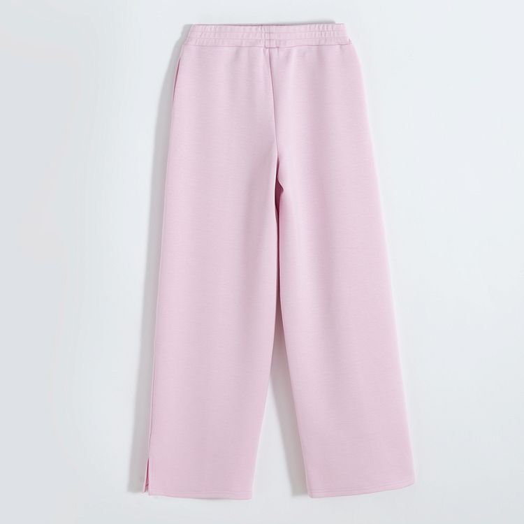 Light pink jogging pants