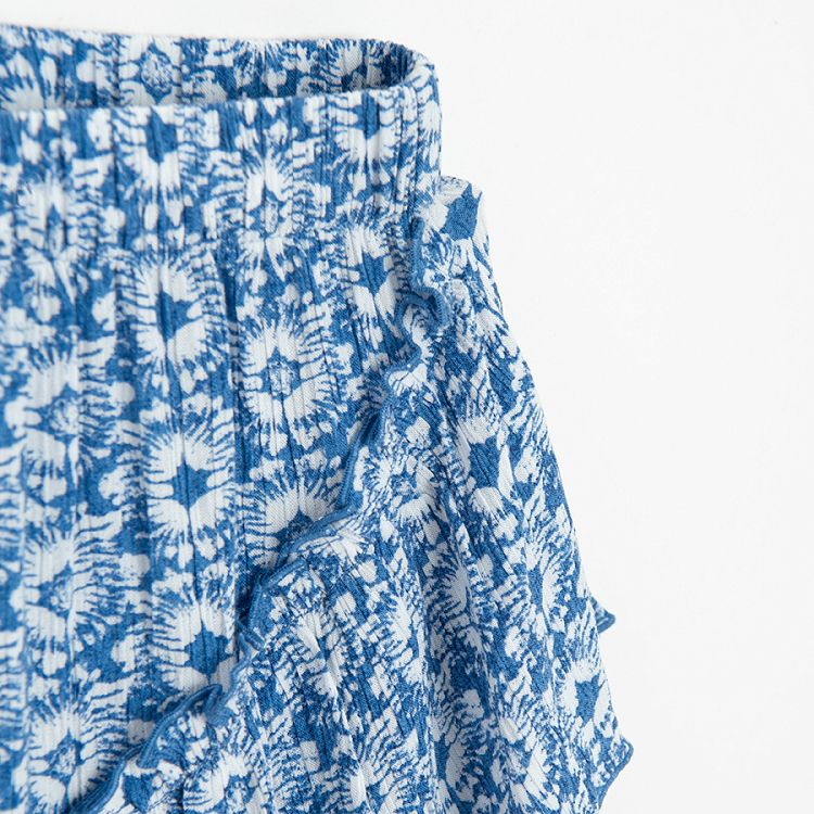 Blue pattern skirt