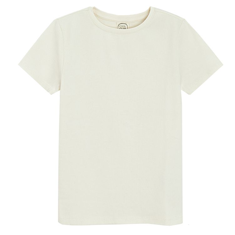 White fitted T-shirt