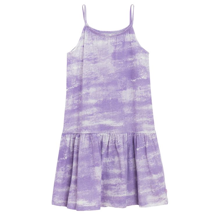 Purple sleeveless dress