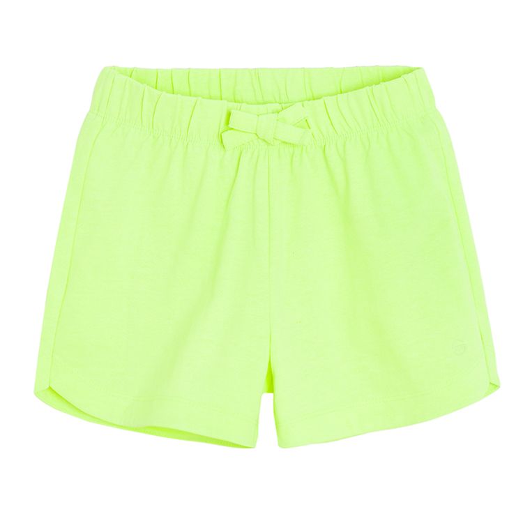 Lime and orange tie dye shorts- 2 pack