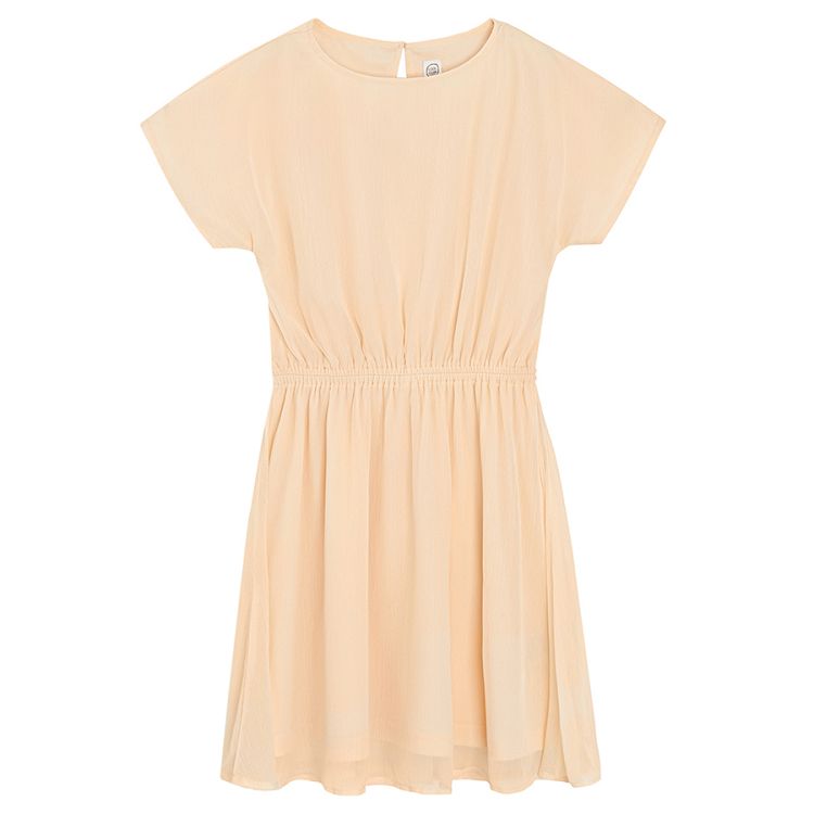 Light pink short sleeve dress