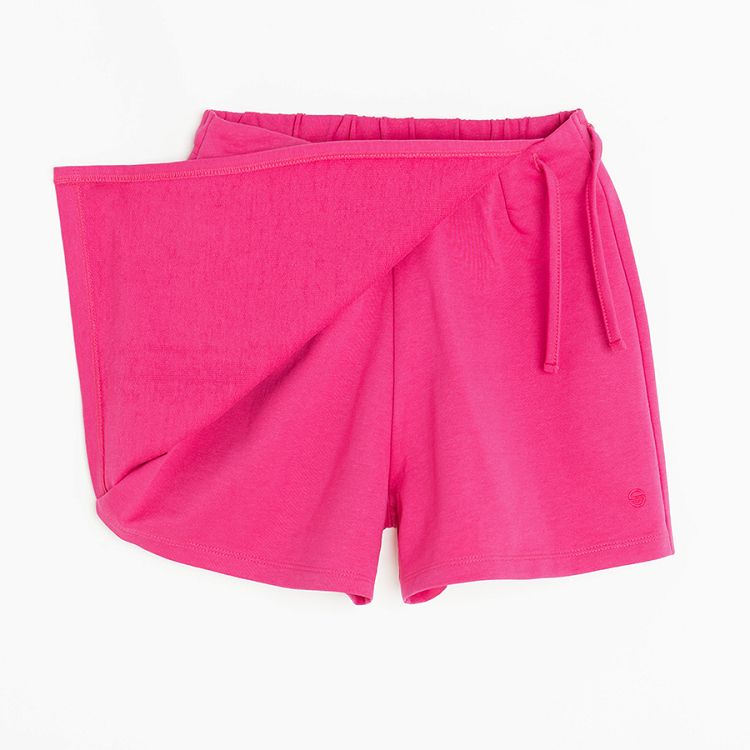 Fucshia skirt shorts