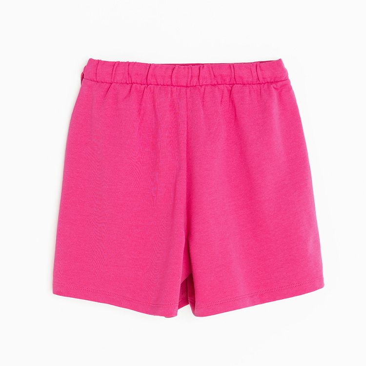 Fucshia skirt shorts