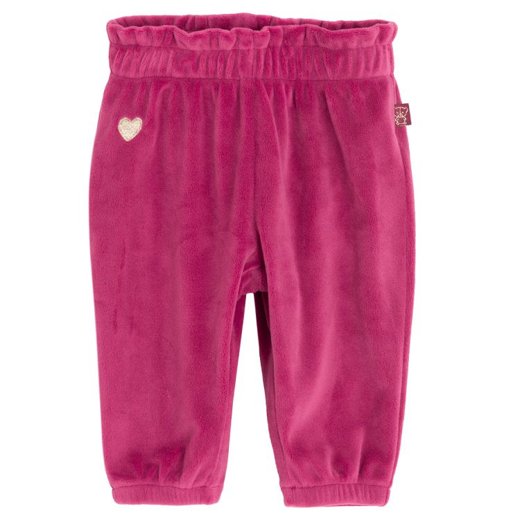 Burgundy jogging pants