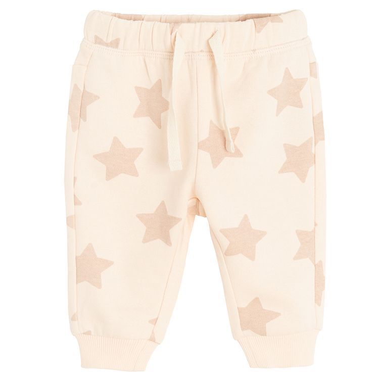 Pink jogging set with stars and Magic print