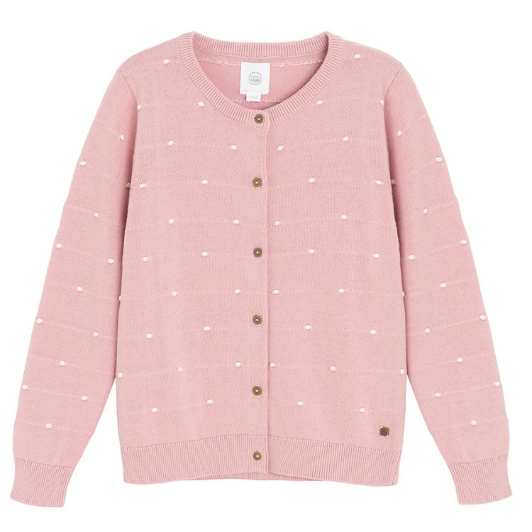 Pink classic cardigan