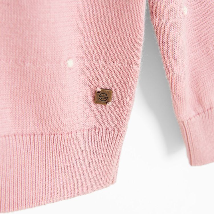 Pink classic cardigan