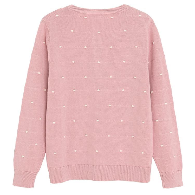 Pink classic cardigan