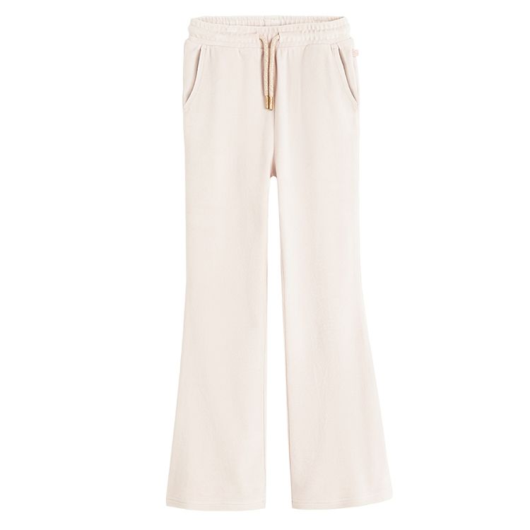 Beige jogging pants