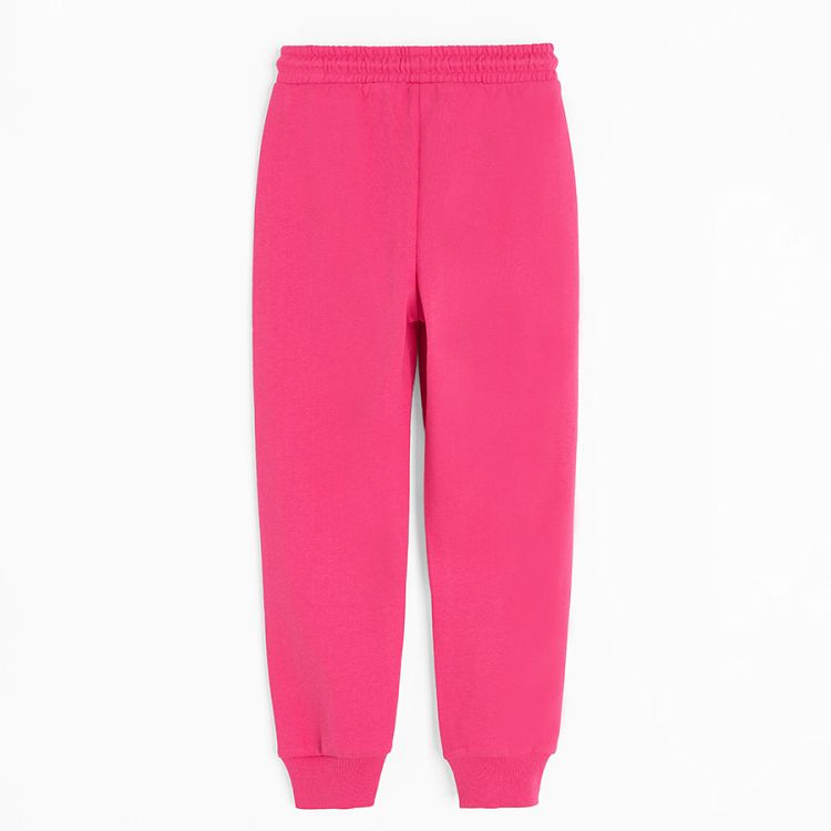 Pink jogging pants