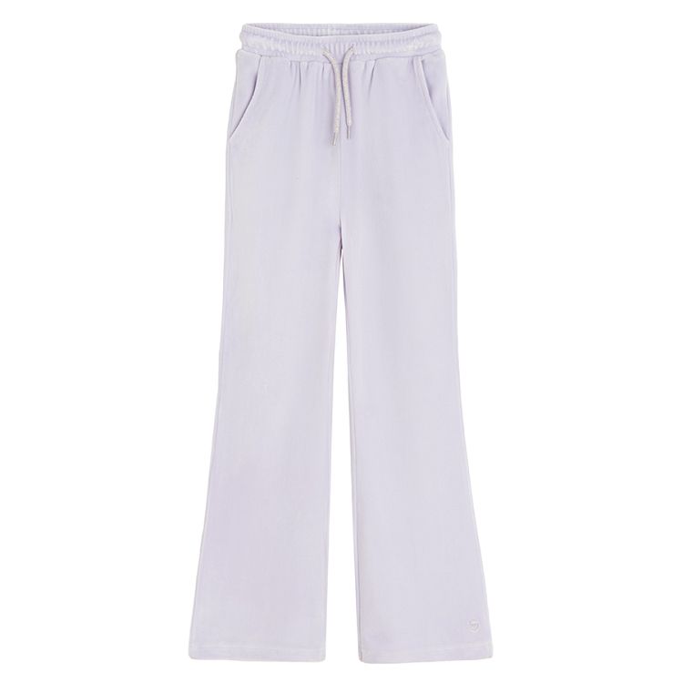 Violet wide leg jogging pants