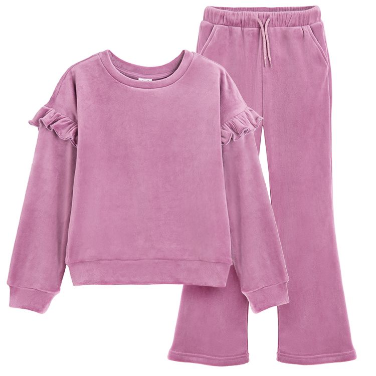 Purple sweatpants and jogging pants set - 2 pieces