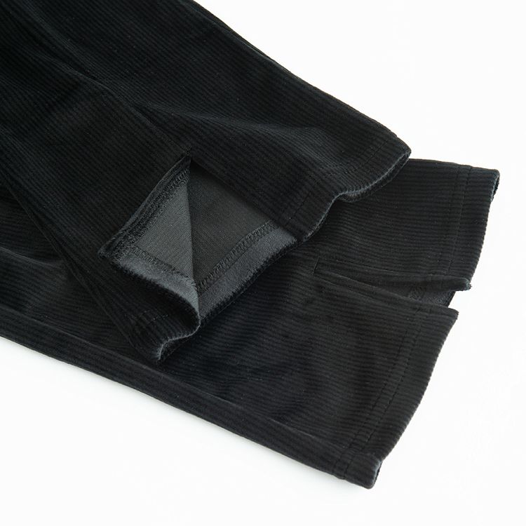 Black wide leg jogging pants