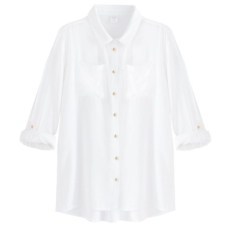 Whitel button down shirt