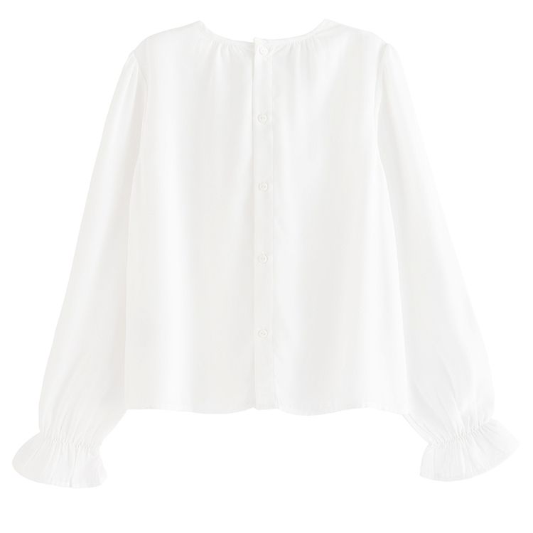 White long sleeve blouse