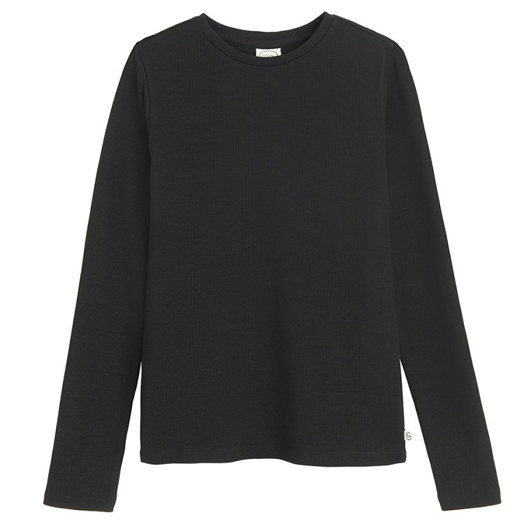 Black long sleeve blouse