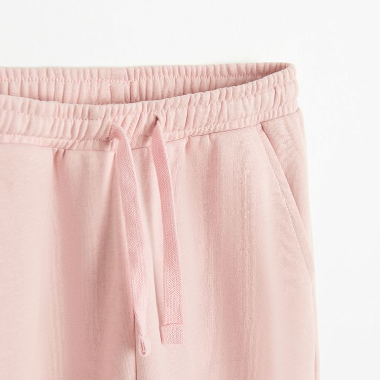 Pink cargo jogging pants