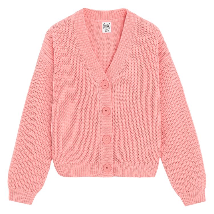 Pink cardigan