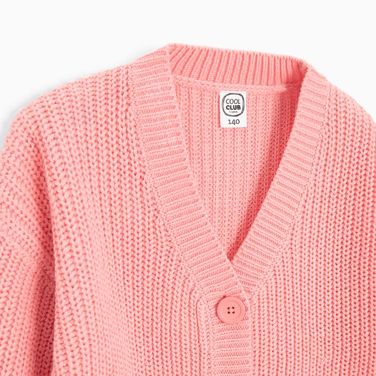 Pink cardigan