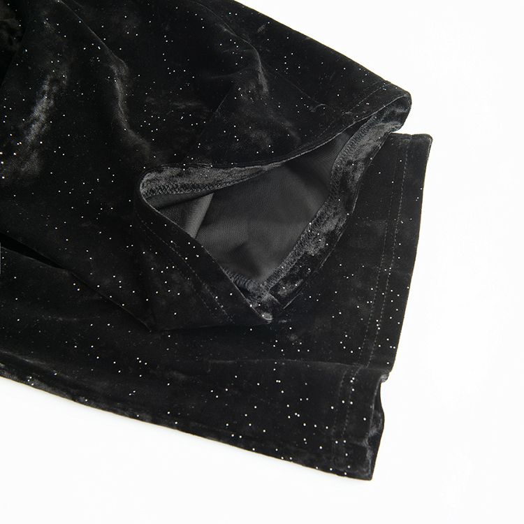 Black sparkle jogging pants