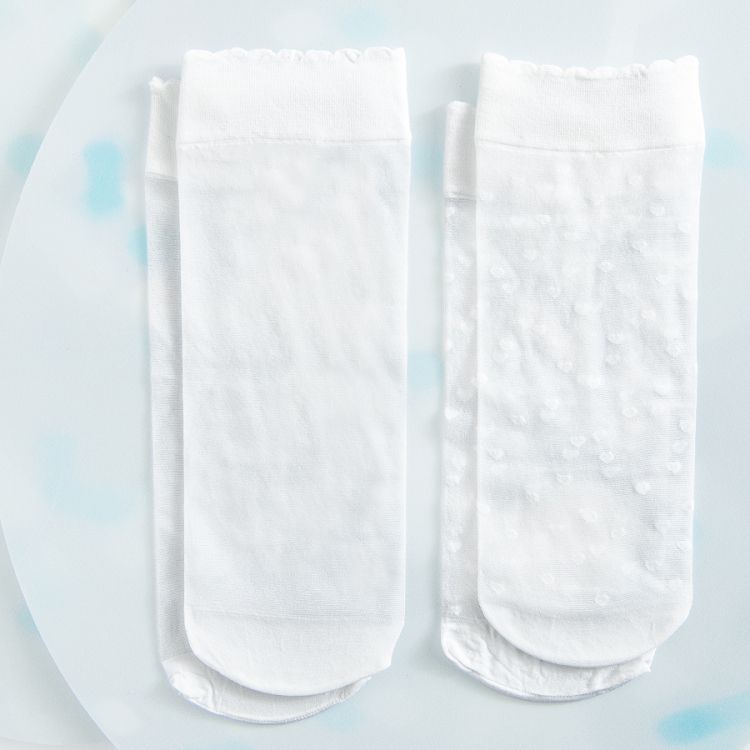 White ankle socks- 2 pack