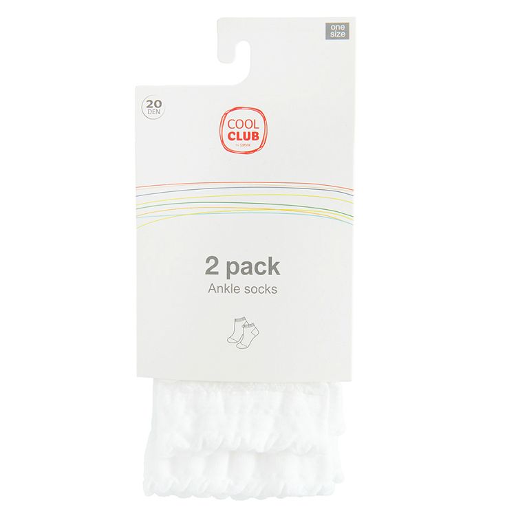 White socks - 2 pack