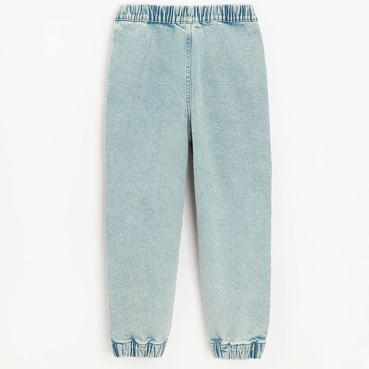 Denim pants with cord