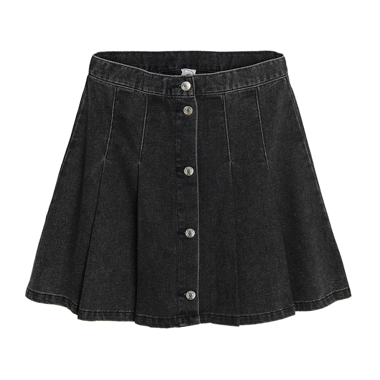 Black high rise skirt