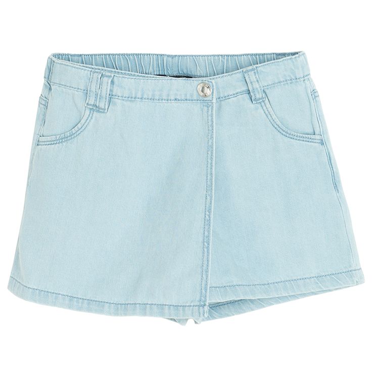 Denim skirt shorts