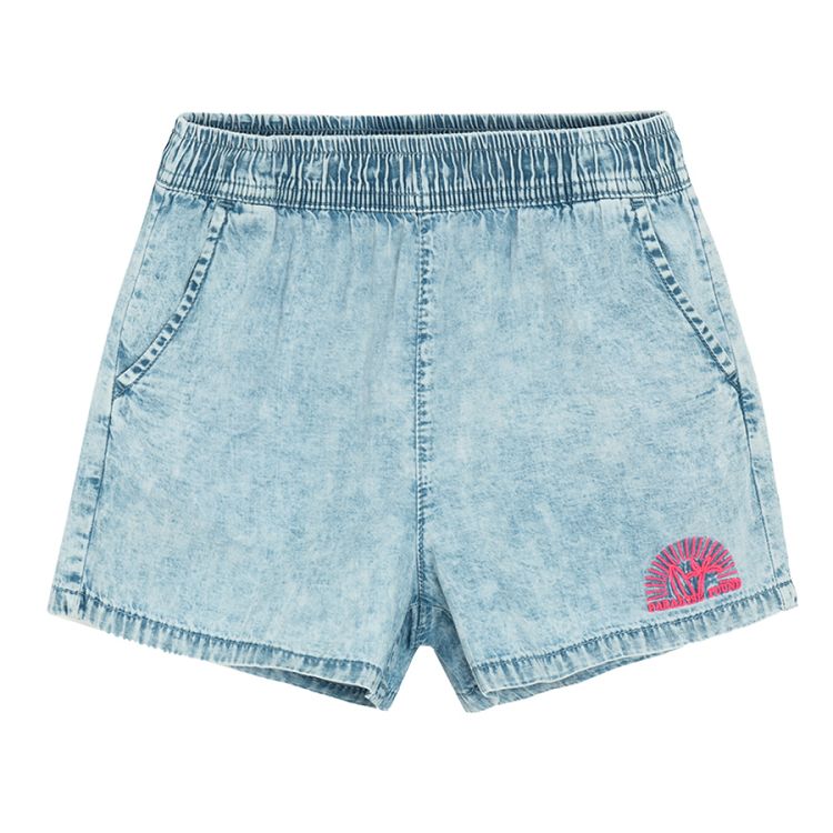 Denim blue shorts